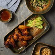 Saltburn Rectangular Platter 7 x 5inch / 18 x 13cm - Pack of 6