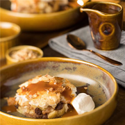 Murra Toffee Walled Plate 7inch / 17.5cm - Pack of 6