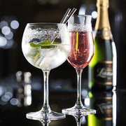 Filigree Burgundy Glasses 16oz / 460ml - Pack of 6