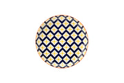 Cadiz Blue & Orange Plate 8inch / 20cm - Pack of 6