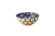 Cadiz Blue & Orange Bowl 6.3inch / 16cm - Pack of 6