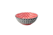 Cadiz Red & Black Bowl 6.3inch / 16cm - Pack of 6