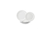 Pure White Narrow Rim Plate 6.5inch / 16.7cm