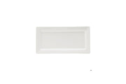 Anton Black Matrix Rectangular Plate 24 x 12cm - Pack of 6