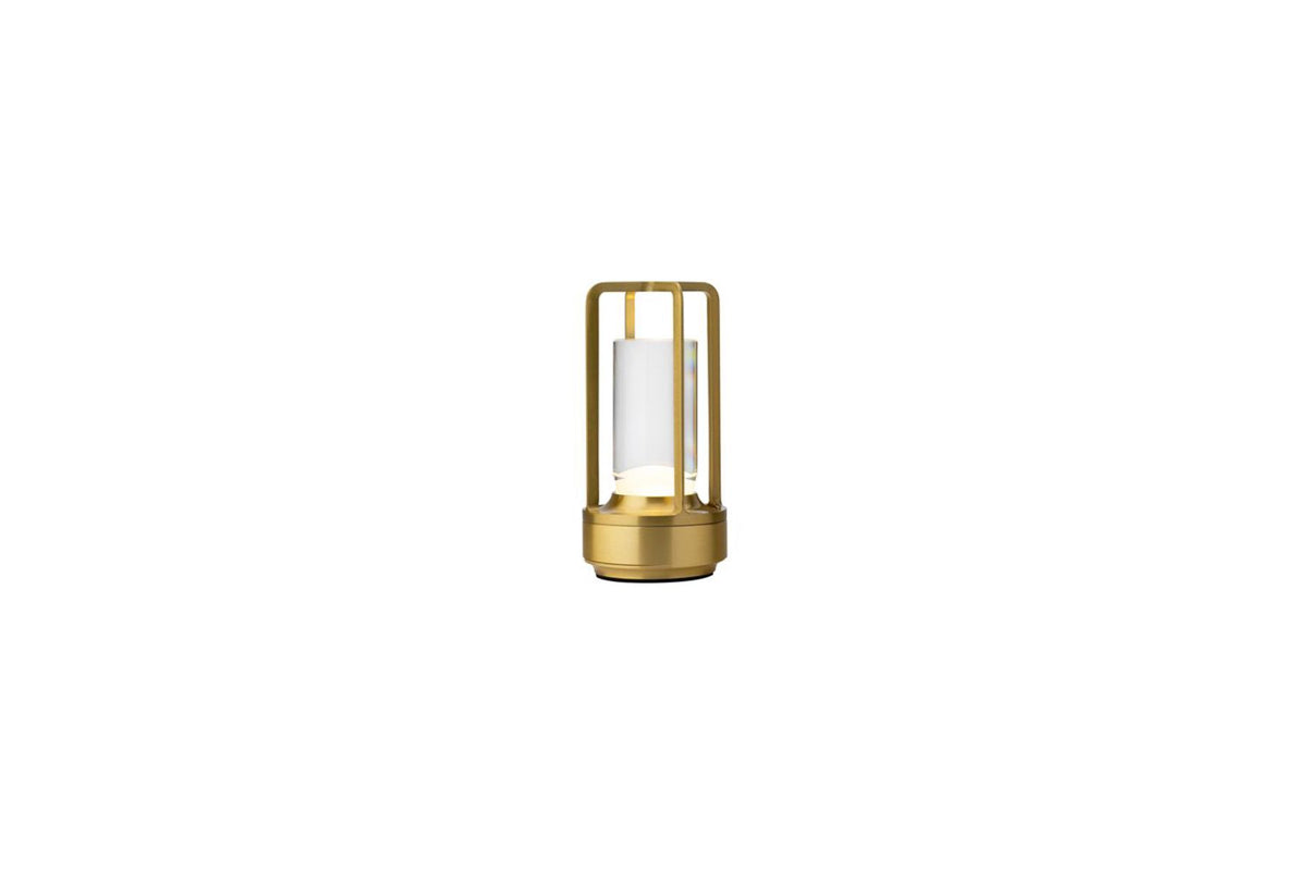 Cuba LED Cordless Lamp 17.5cm - Brushed Gold – Unique Chefs