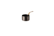 Black Vintage Steel Mini Sauce Pan 3.5inch / 9cm - Pack of 6