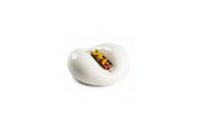 Dune Taco Plate, Matte White - unit of 1
