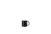 Pure White Straight-Sided Mug Black 12oz / 340ml - Case of 12