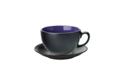 Utopia Barista Cappuccino Cup & Saucer Indigo 12oz / 340ml