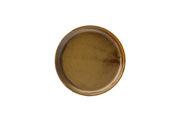 Murra Toffee Walled Plate 7inch / 17.5cm - Pack of 6